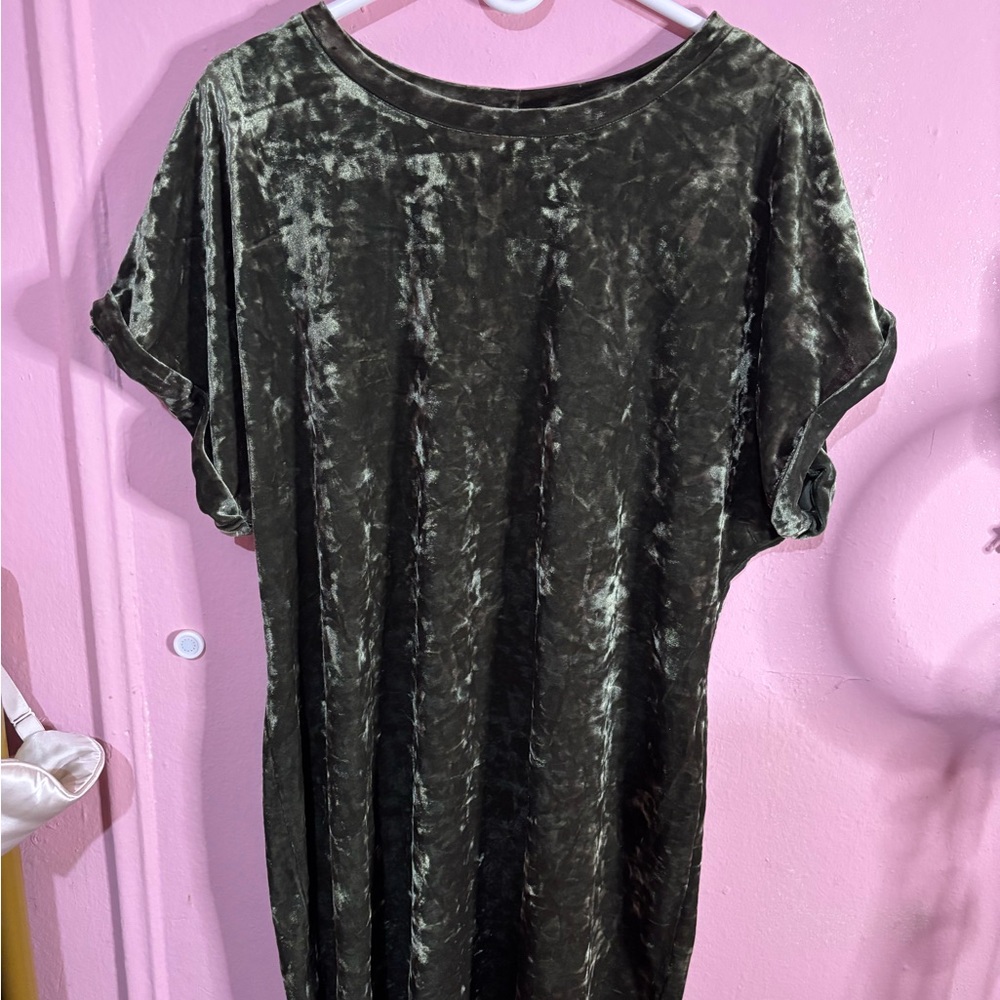 Forever 21 Velvet Olive Dress